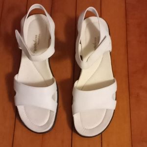Easy Spirit White Sandals